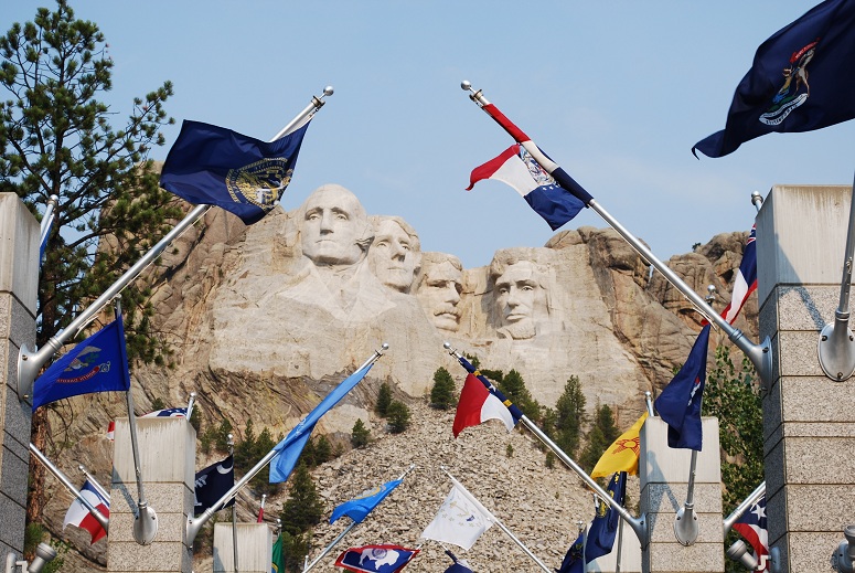 Mount Rushmore, pomník 4 prezidentov