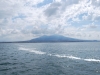 Sopka Vezuv z Neapolského zálivu