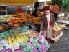 Pekný karfiol na trhu, Catania, Sicilia