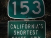 153, Najkratšia diaľnica v Kalifornii