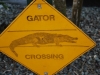 Dopravná značka, Aligator Farm, Florida, USA