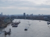 Pohľad na Temžu z The Tower Bridge, London