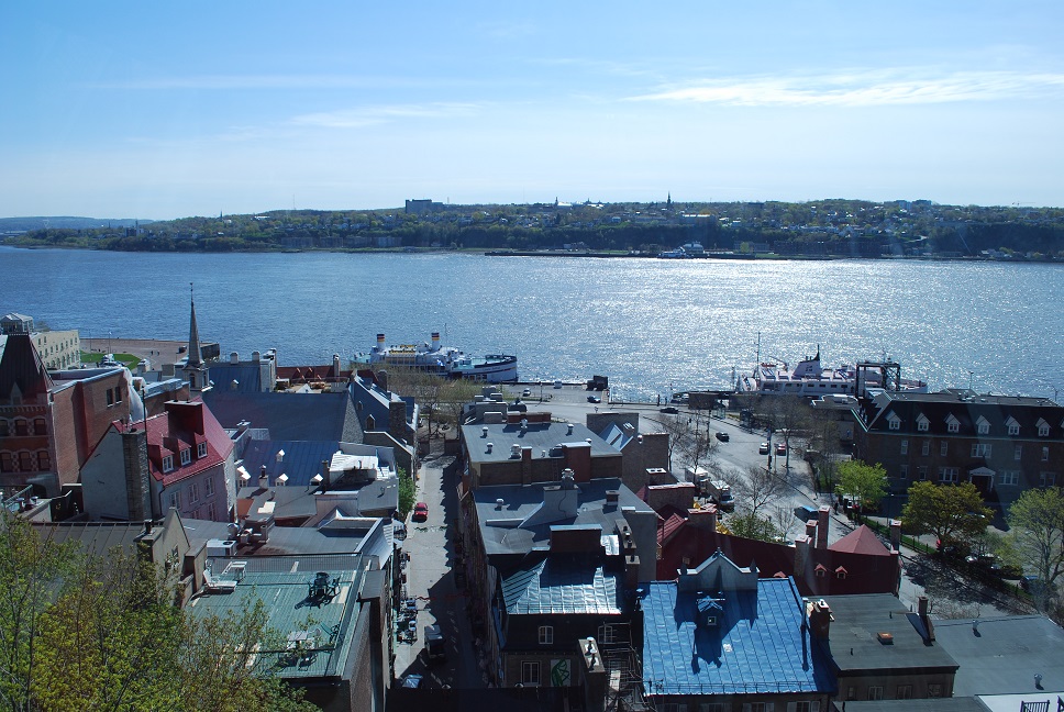 Výhľad na Rieku Svätého Vavrinca, Quebec City, Kanada