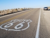 Zastávka v Púšti Mojave, Route 66 California