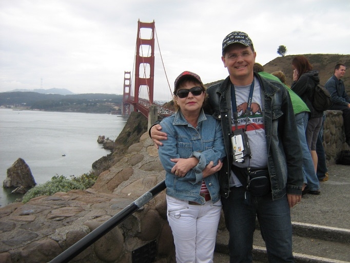 San Francisco, vyhliadka na Golden Gate Bridge zo severu