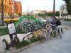 Budapešť, požičovňa bicyklov