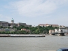 Budapešť, Dunaj pri Reťazovom moste, vzadu Kráľovský palác