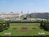 Pohľad z balkóna Parlamentného paláca, Bukurešť