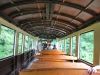 Čiernohronská železnica - sparťanský interiér vagóna