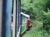 Čiernohronská železnica - vykláňam sa z okna