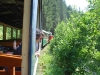 Čiernohronská železnica vedie zelenou krajinou
