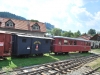 Čiernohronská železnica, vagóny na stanici v Čiernom Balogu