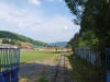 Čiernohronská železnica, otvorená brána na futbalové ihrisko v Dobroči