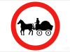 Horse Drawn Vehicles Prohibitied