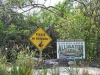 No swimming, Aligator Farm, Florida, USA