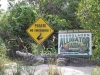 No swimming, Aligator Farm, Florida, USA