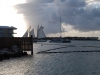Západ slnka v Starom prístave, Key West, Florida