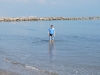 Smelý Zajko v mori, Lido di Venezia, Benátsko