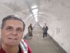 London Greenwich - chodník v tuneli pod Temžou