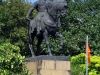 Socha Shivati Maharaj, Marathského kráľa, Mumbai, India
