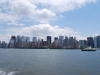 Jersey City z Hudson River, USA