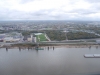 Rieka Mississippi z vtáčej perspektívy, St. Louis, Missouri