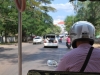 Pohľad z paluby tuktuku, Siem Reap, Kambodža