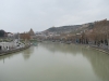 Pohľad na rieku Mktvari z Mosta Slobody, Tbilisi