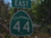 Cesta číslo 44, severná Kalifornia